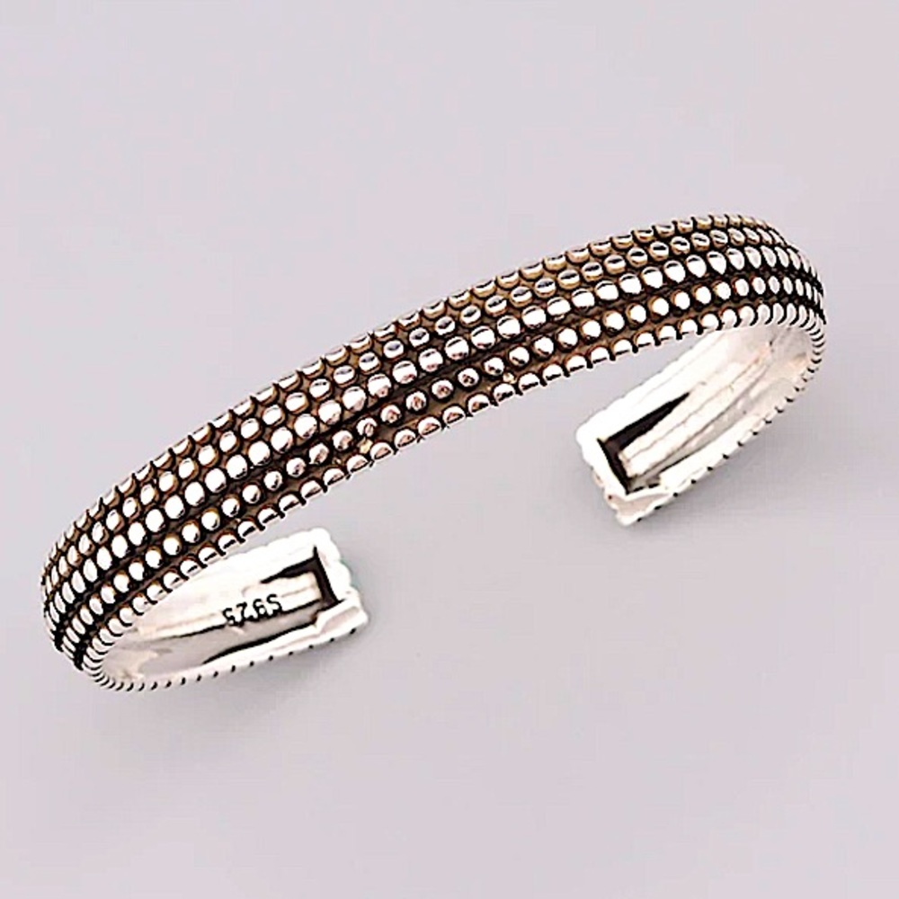 Punk Vintage Geometric Bangle Cuff Bangle - Picture 3 of 13